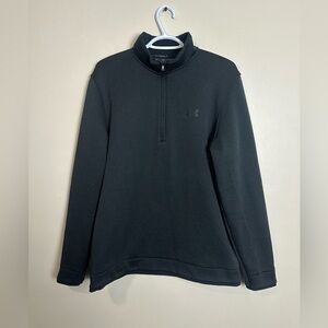 Under Armour Size L Men's Black Zip Up Sweater
